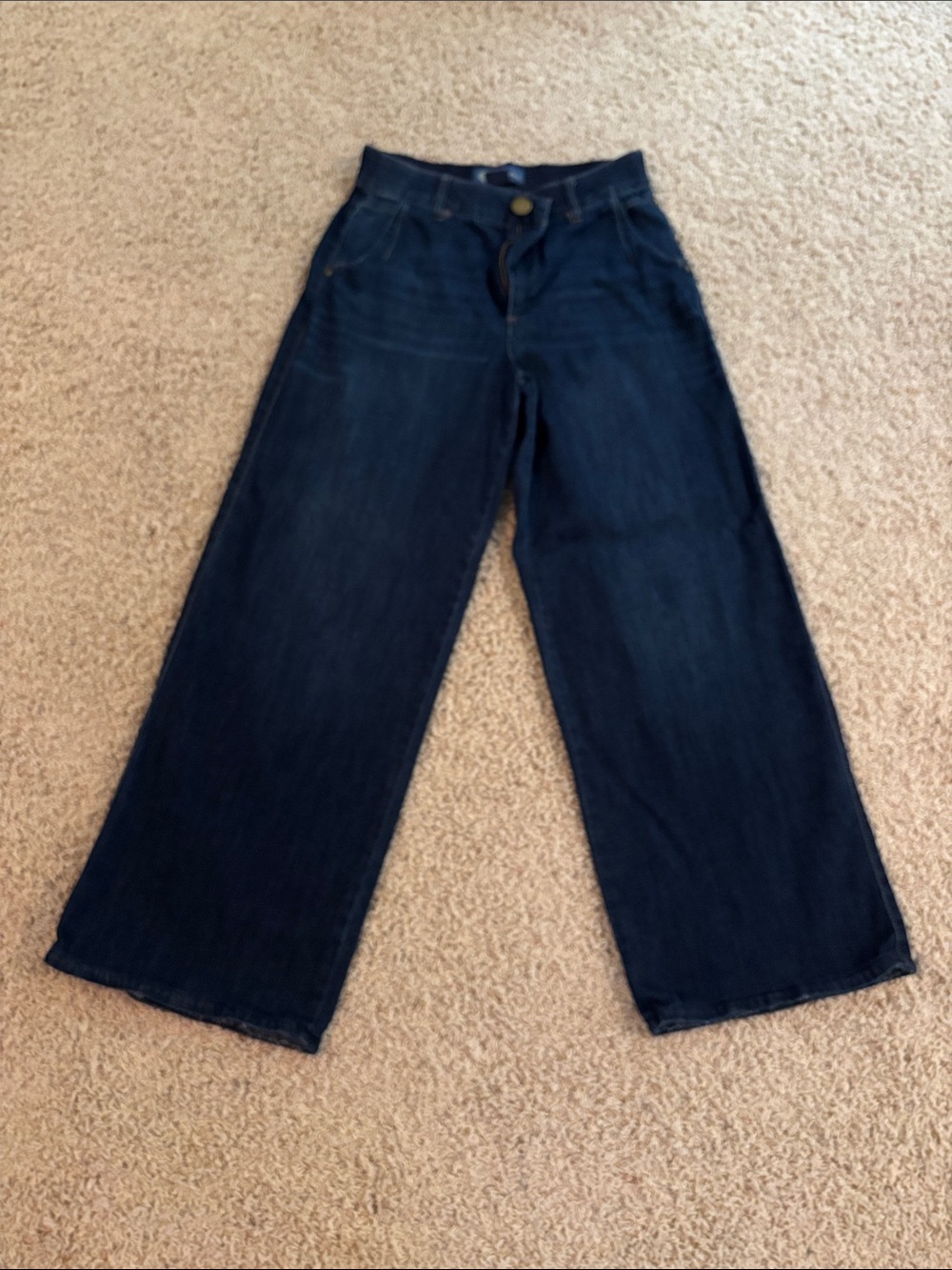 Democracy Dark Blue Wide Leg High-Rise Jeans